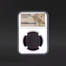 Commodus, AD 177-192 ROMAN EMPIRE AE Sestertius NGC F