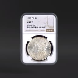 1883-CC One Dollar NGC MS62