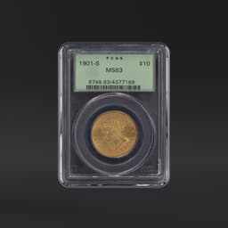 1901-S $10 Gold PCGS MS63
