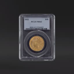 1932 $10 Gold PCGS MS63