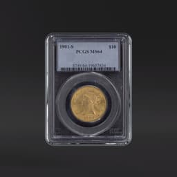 1901-S $10 Gold PCGS MS64