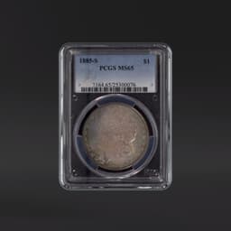1885-S One Dollar PCGS MS65