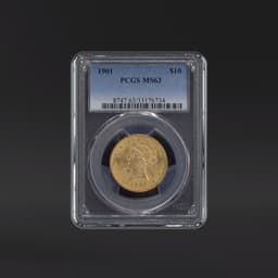 1901 $10 Gold PCGS MS63