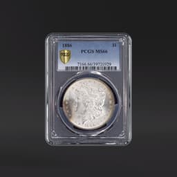 1886 One Dollar PCGS MS66