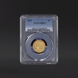 1913 $5 Gold PCGS MS63