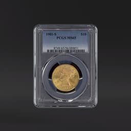 1901-S $10 Gold PCGS MS65