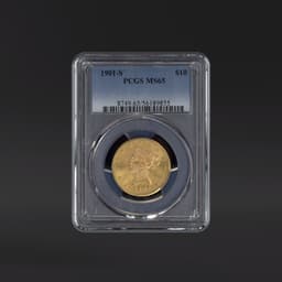 1901-S $10 Gold PCGS MS65