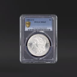 1882-CC One Dollar PCGS MS62