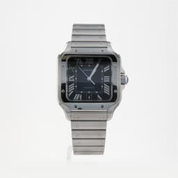 Cartier Santos Blue Dial Large