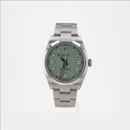 Rolex Oyster Perpetual 41 Pistachio Dial Steel Watch