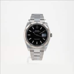 Rolex Datejust 41mm Black Dial Oyster Bracelet